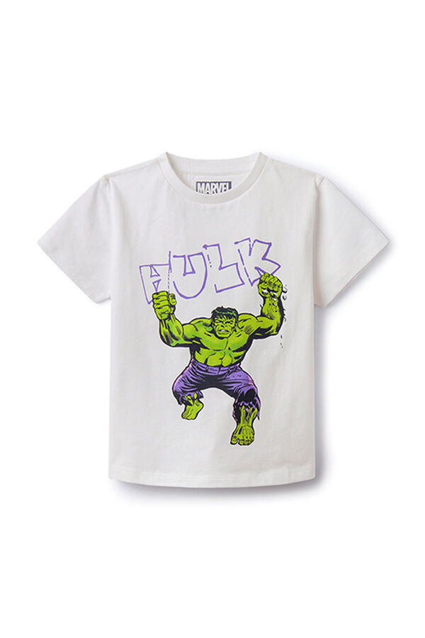 Springfield Kids Camiseta Hulk ni&ntilde;o marfil