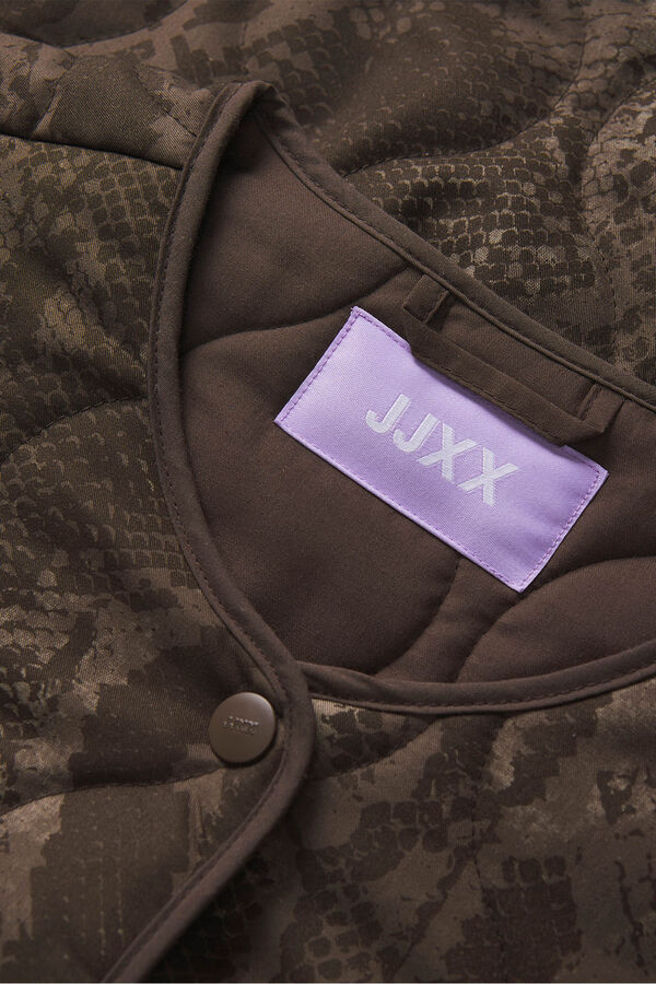 Jack & Jones Cazadora estampada reptil marr&oacute;n