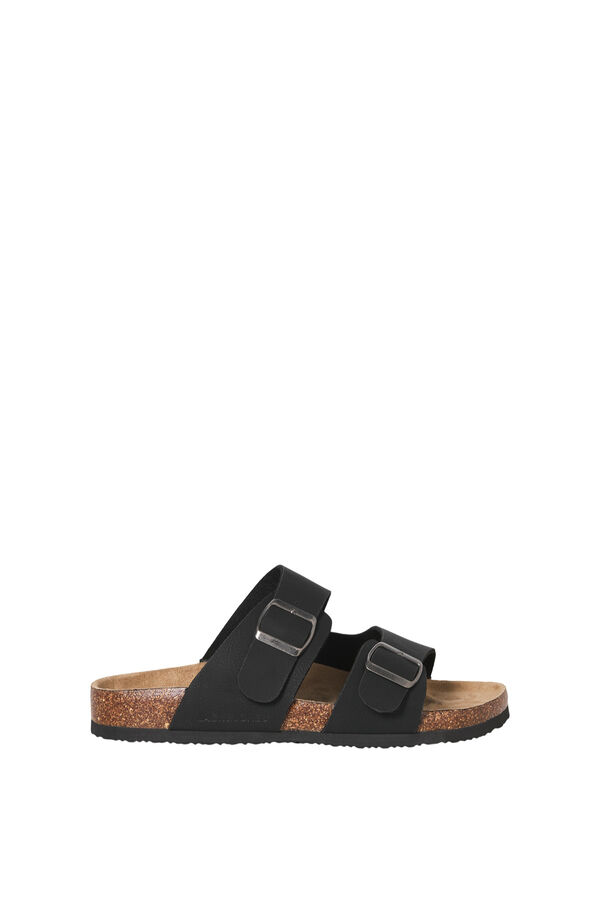 Jack & Jones Sand&aacute;lias fivelas sola leve preto