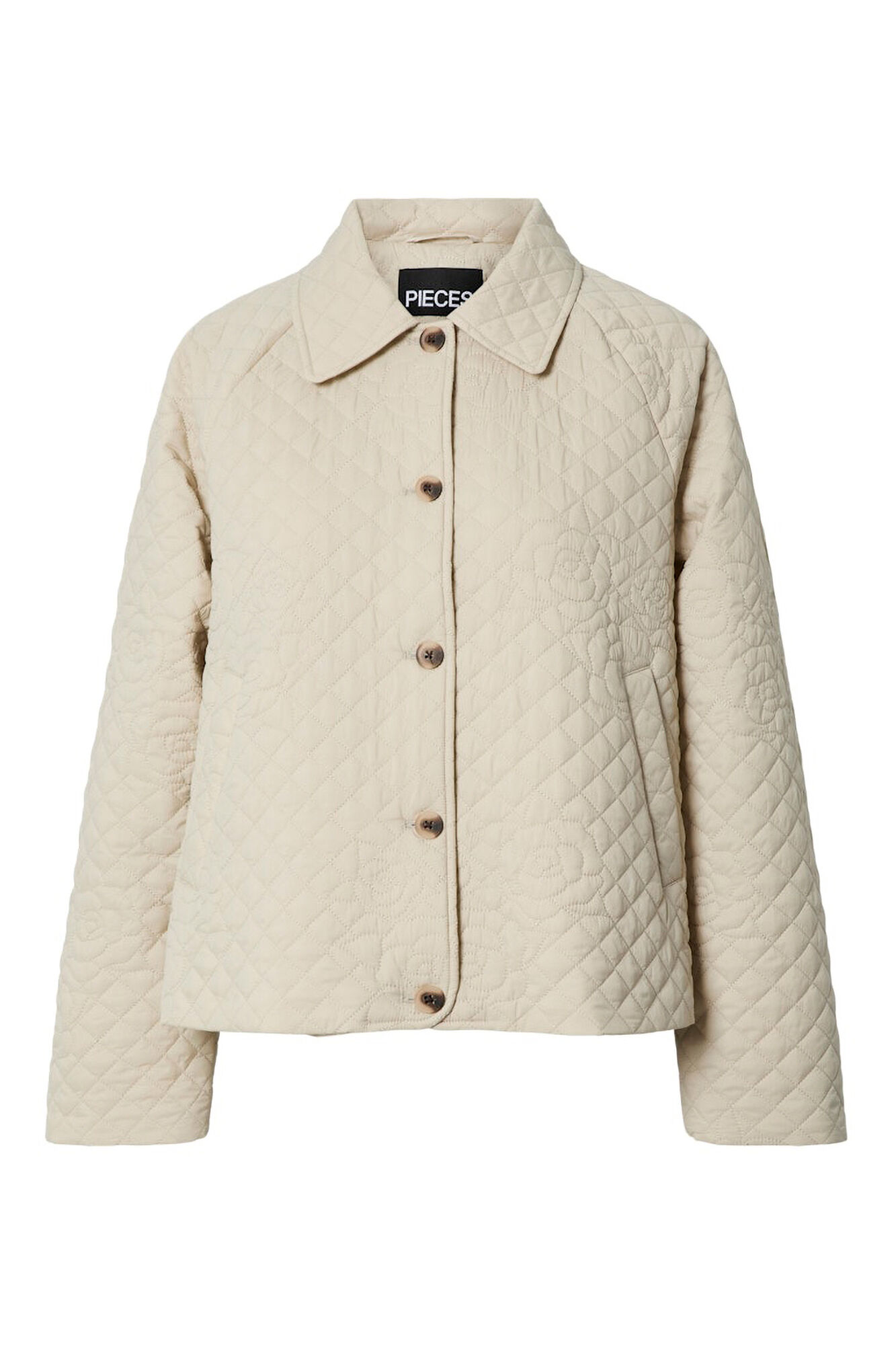 Pieces Jaqueta acolchoada com bot&otilde;es