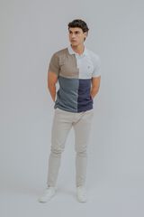 Celopman Polo cuadros multicolor