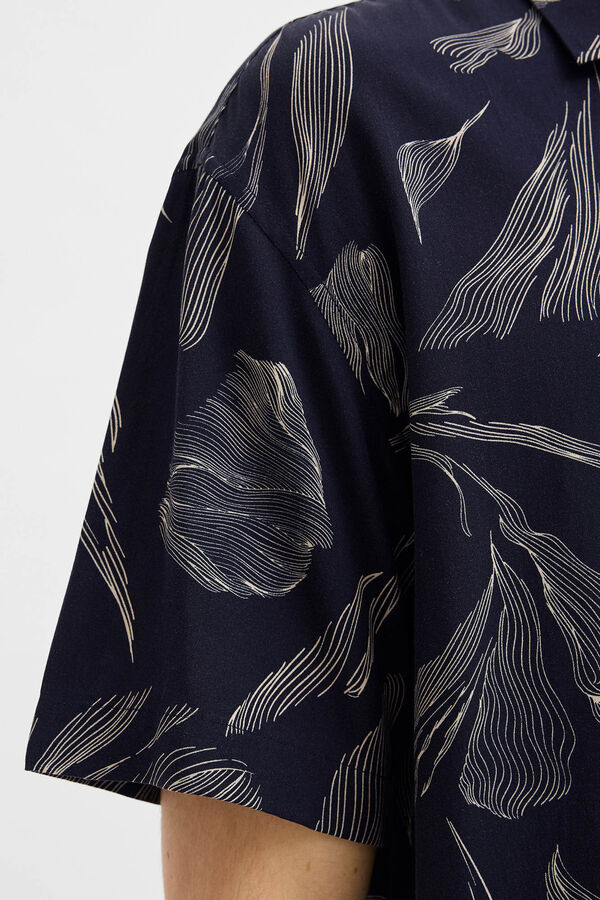 JJ REBEL Camisa de mangas curta com ajuste confortável  azul