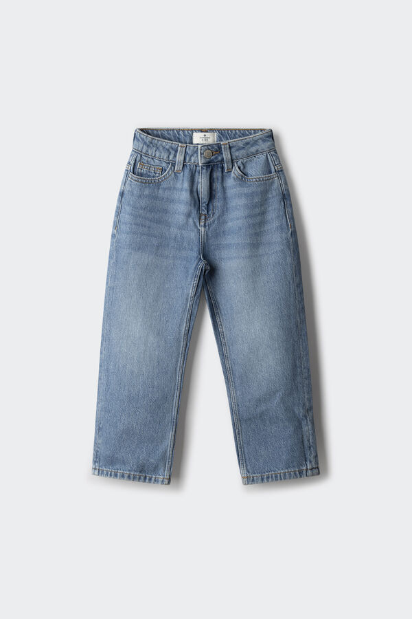 Springfield Kids Pantalon denim skater ni&ntilde;o azul
