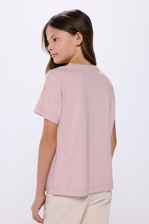 Springfield Kids Camiseta ACDC ni&ntilde;a rosa