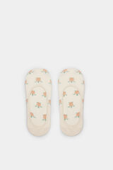 Springfield Meia Invis&iacute;vel Tartarugas cru