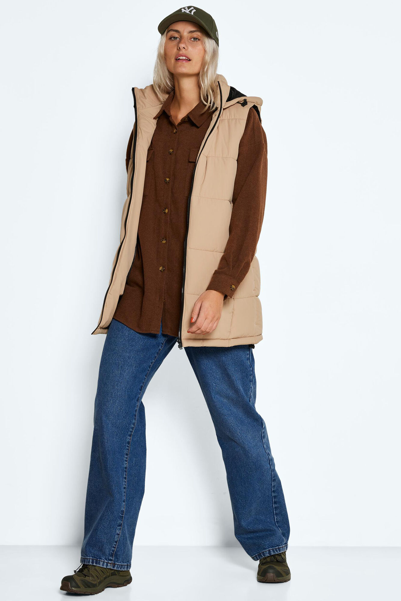 Noisy May Chaleco largo acolchado