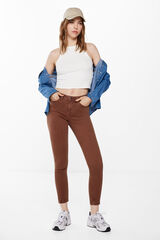 Springfield Jeans Color Slim Cropped estampado