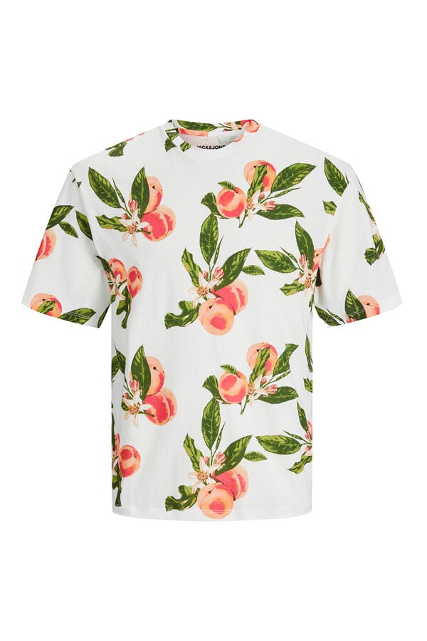 Jack & Jones Camiseta print floral blanco