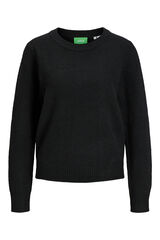 Jack & Jones Jersey b&aacute;sico de cuello redondo negro