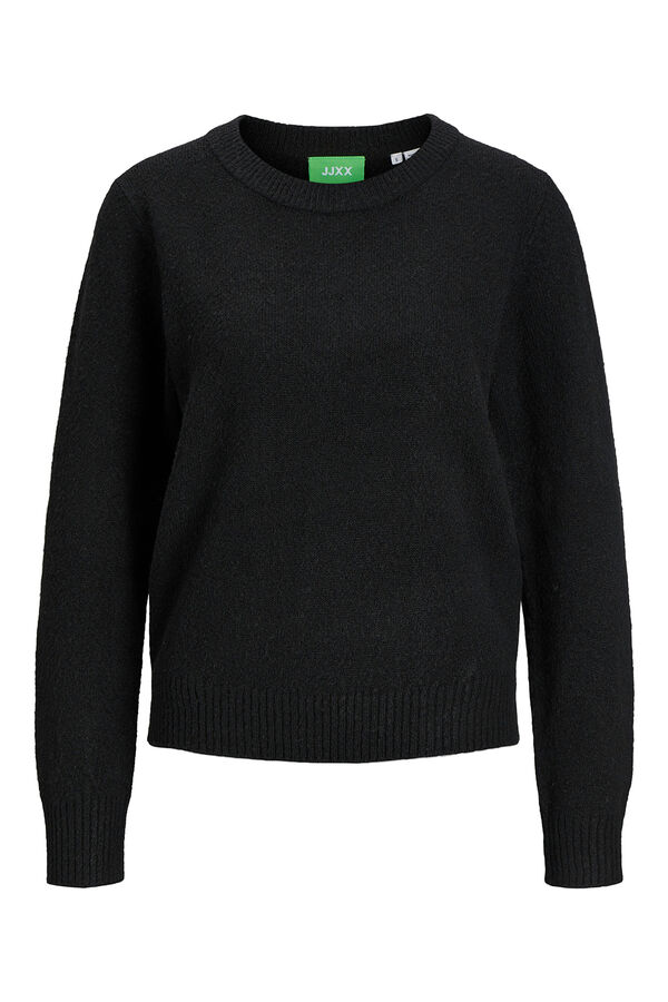 Jack & Jones Jersey b&aacute;sico de cuello redondo negro