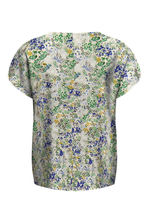 JDY Top decote bico branco