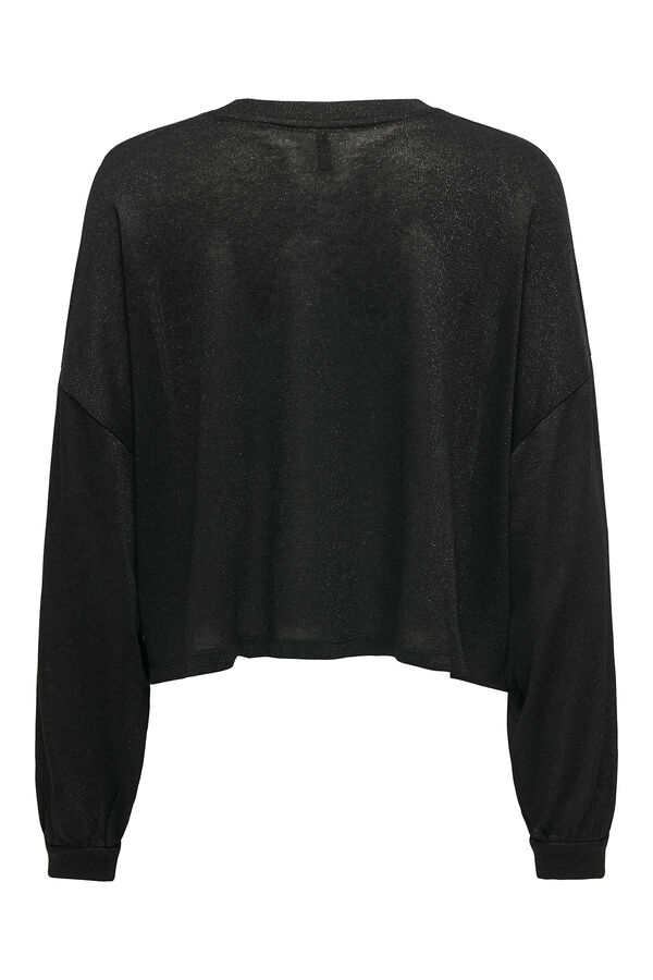 Only Top fluído com lurex preto