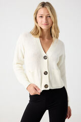 Inside C&aacute;rdigan Con Bolsillos beige