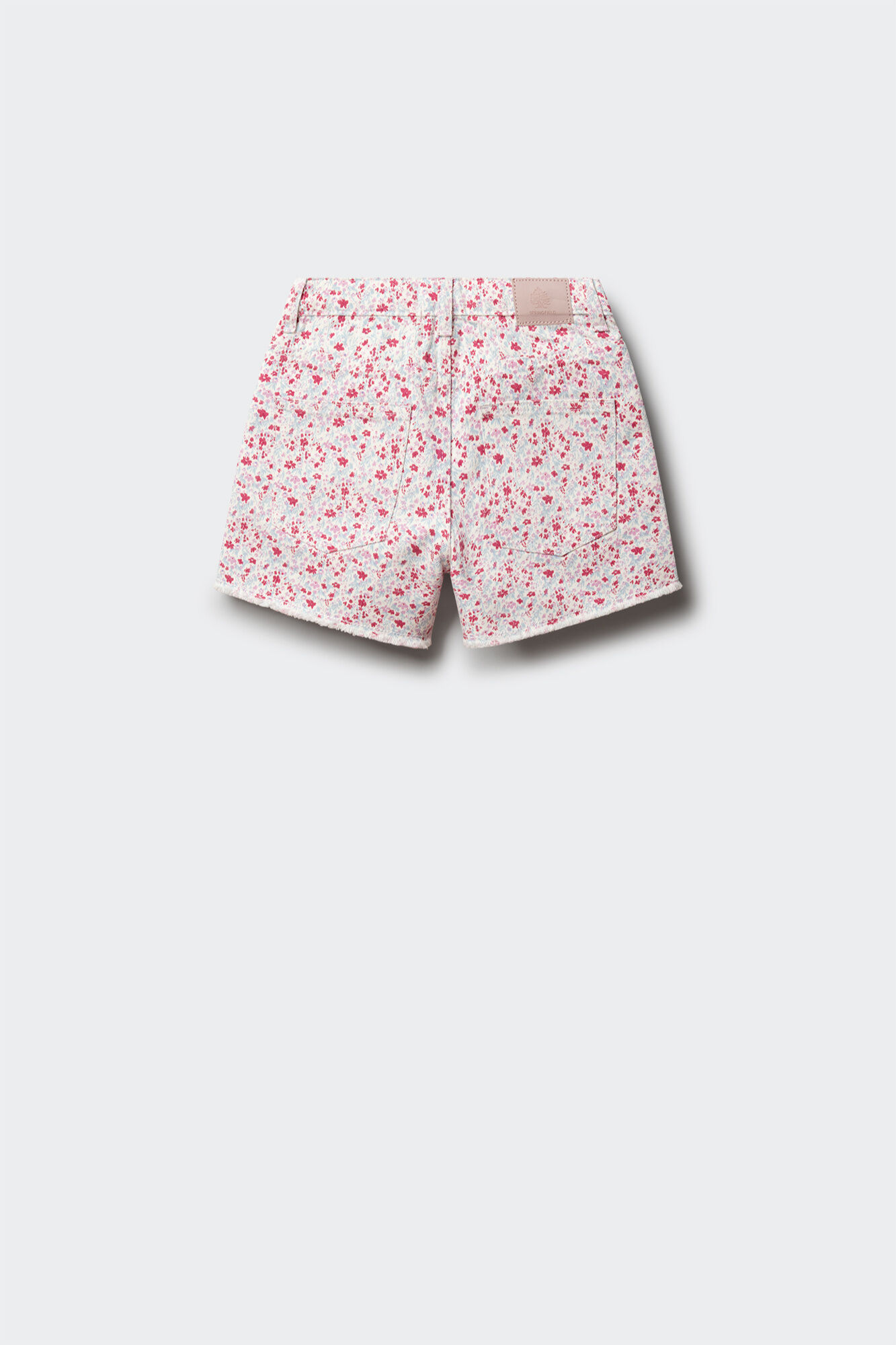 Springfield Kids Cal&ccedil;&otilde;es em sarja com estampado de flores para menina