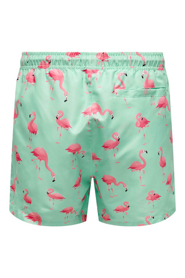 Only & Sons Ba&ntilde;ador estampado verde