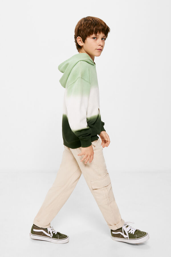 Springfield Kids Sudadera dip dye ni&ntilde;o verde