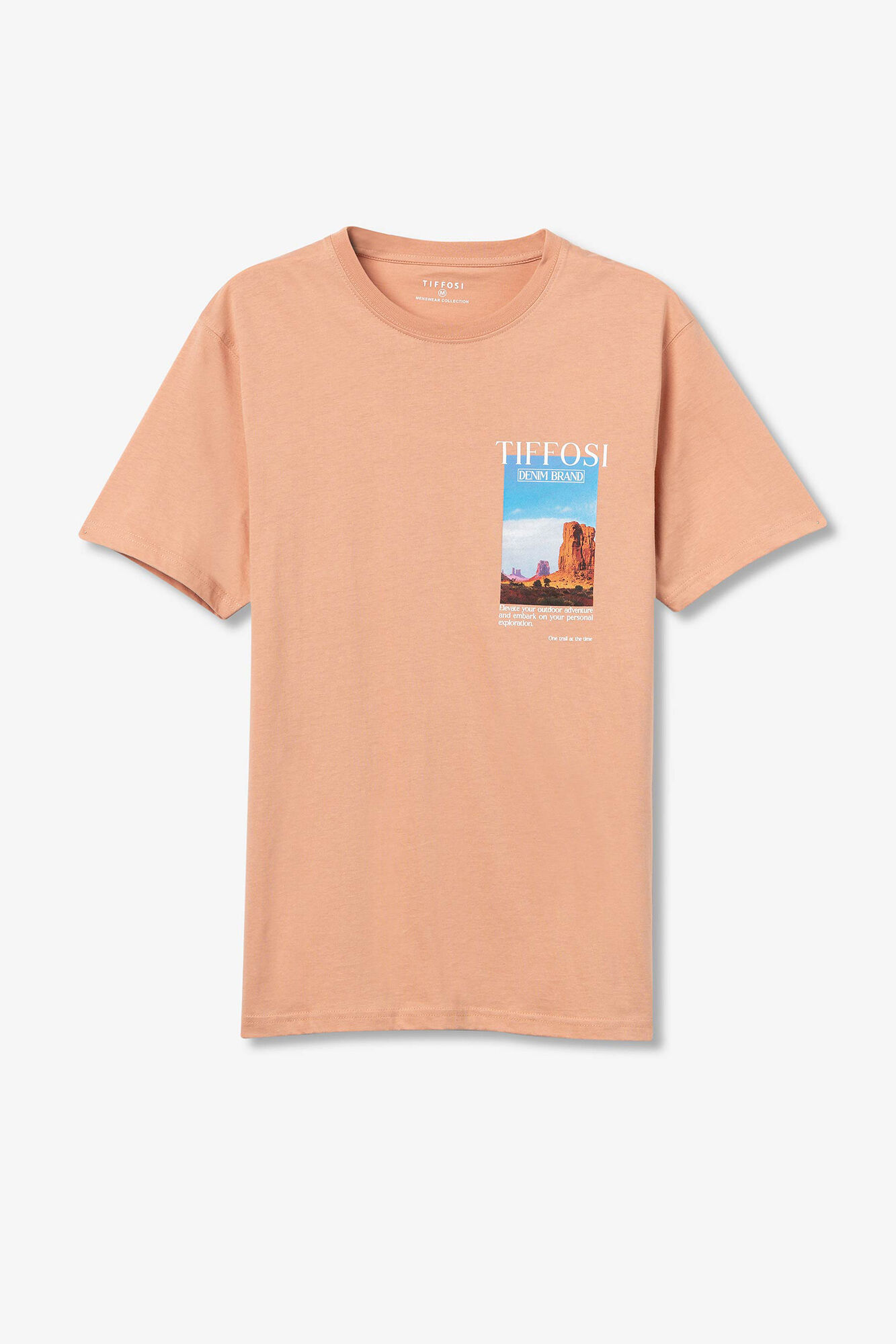 Tiffosi Camiseta con Estampado Frontal