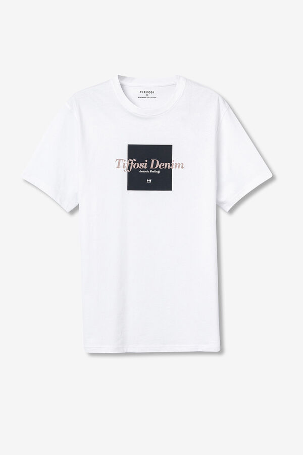 Tiffosi T-shirt estampada  branco
