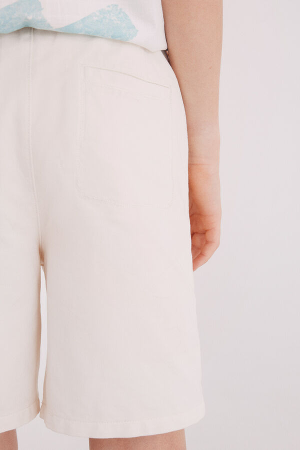 Springfield Kids Bermuda chino para ni&ntilde;o blanco