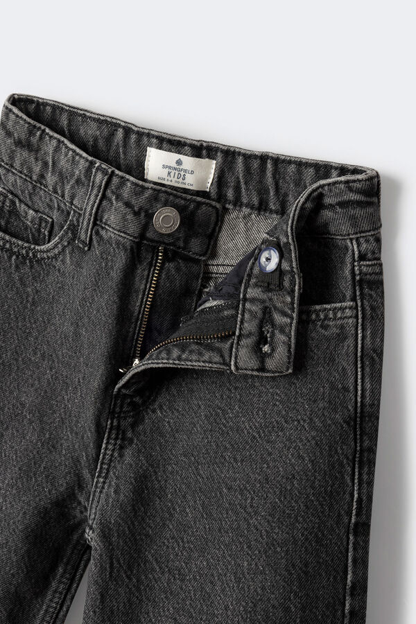 Springfield Kids Pantal&oacute;n denim culotte ni&ntilde;a gris