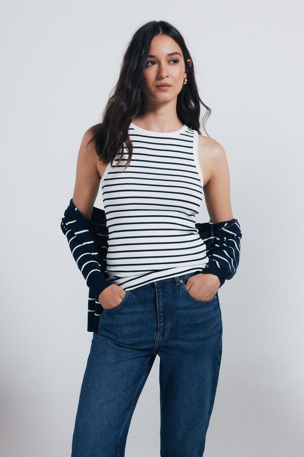 Springfield cal&ccedil;a jeans mam&atilde;e azul