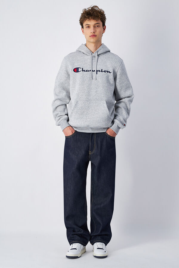 Champion Sweatshirt com capuz cinzento