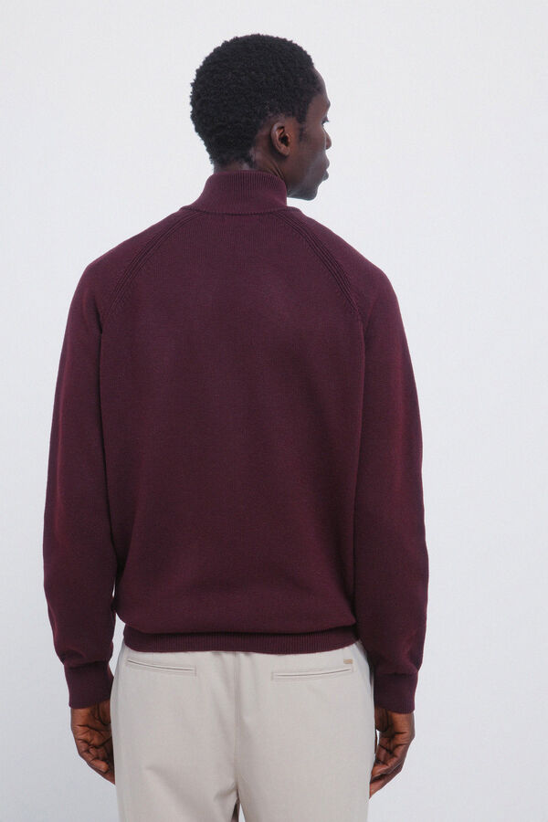 Springfield C&aacute;rdigan X'mas punto grueso naranja