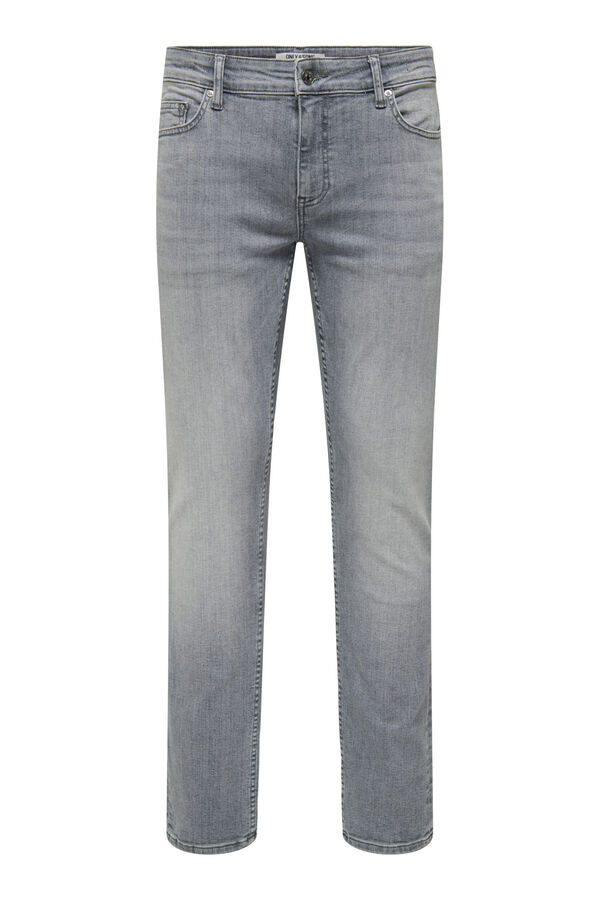 Only & Sons Jeans regular fit gris