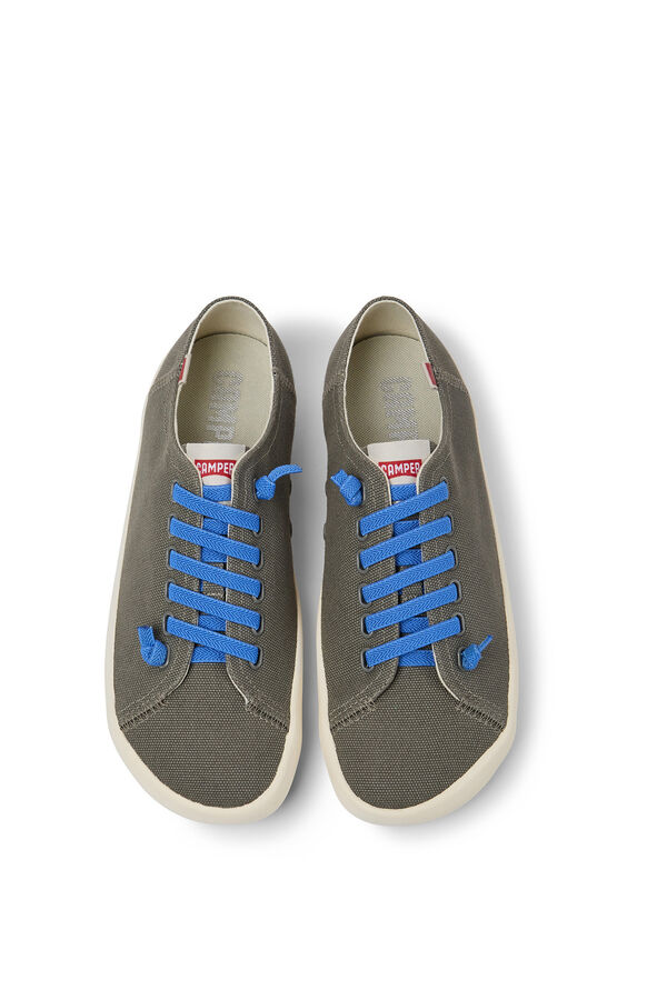 Camper Sapatilhas de algod&atilde;o reciclado cinzentas para homem cinzento