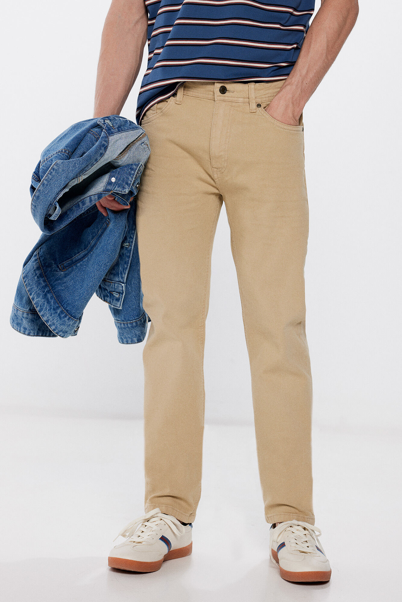 Springfield Pantal&oacute;n color slim fit