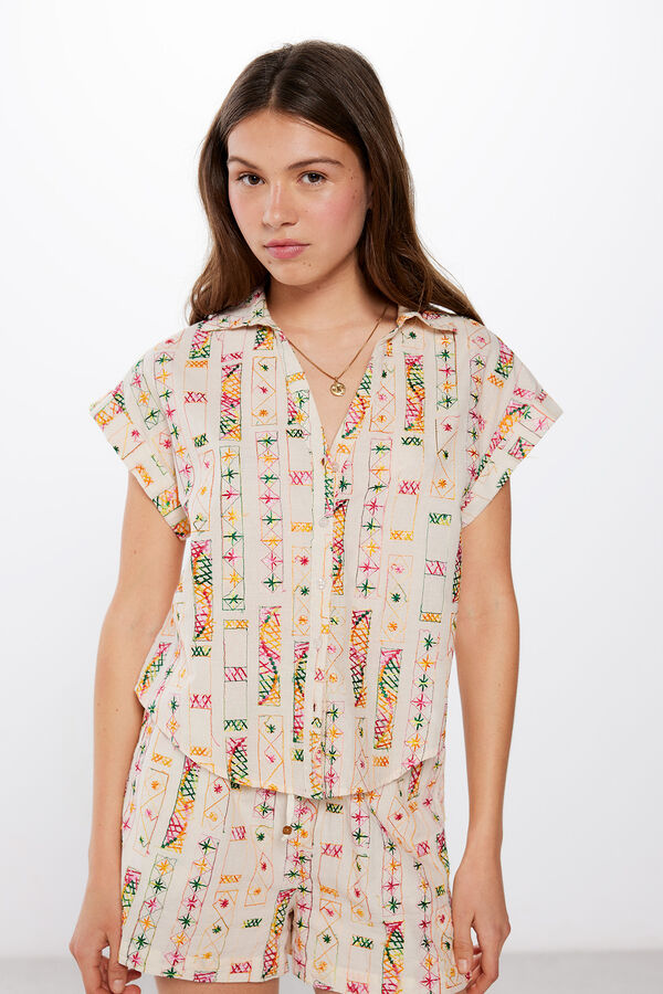 High Spirits Blusa Indie beige