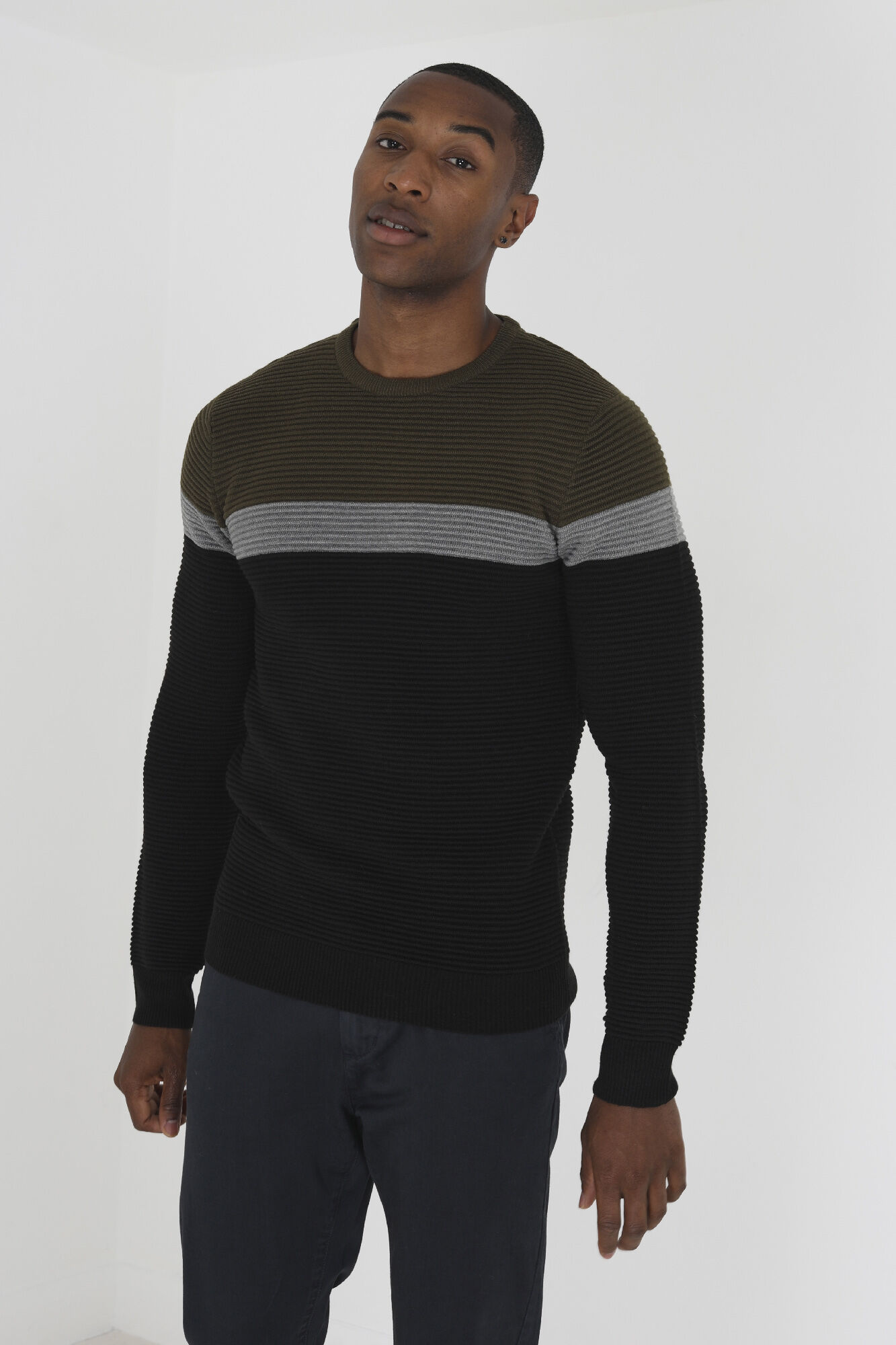 Brave Soul Jersey panelado con canal&eacute;