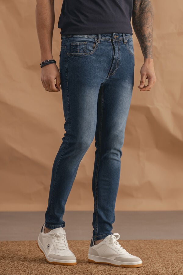 Celopman Denim Skinny azul