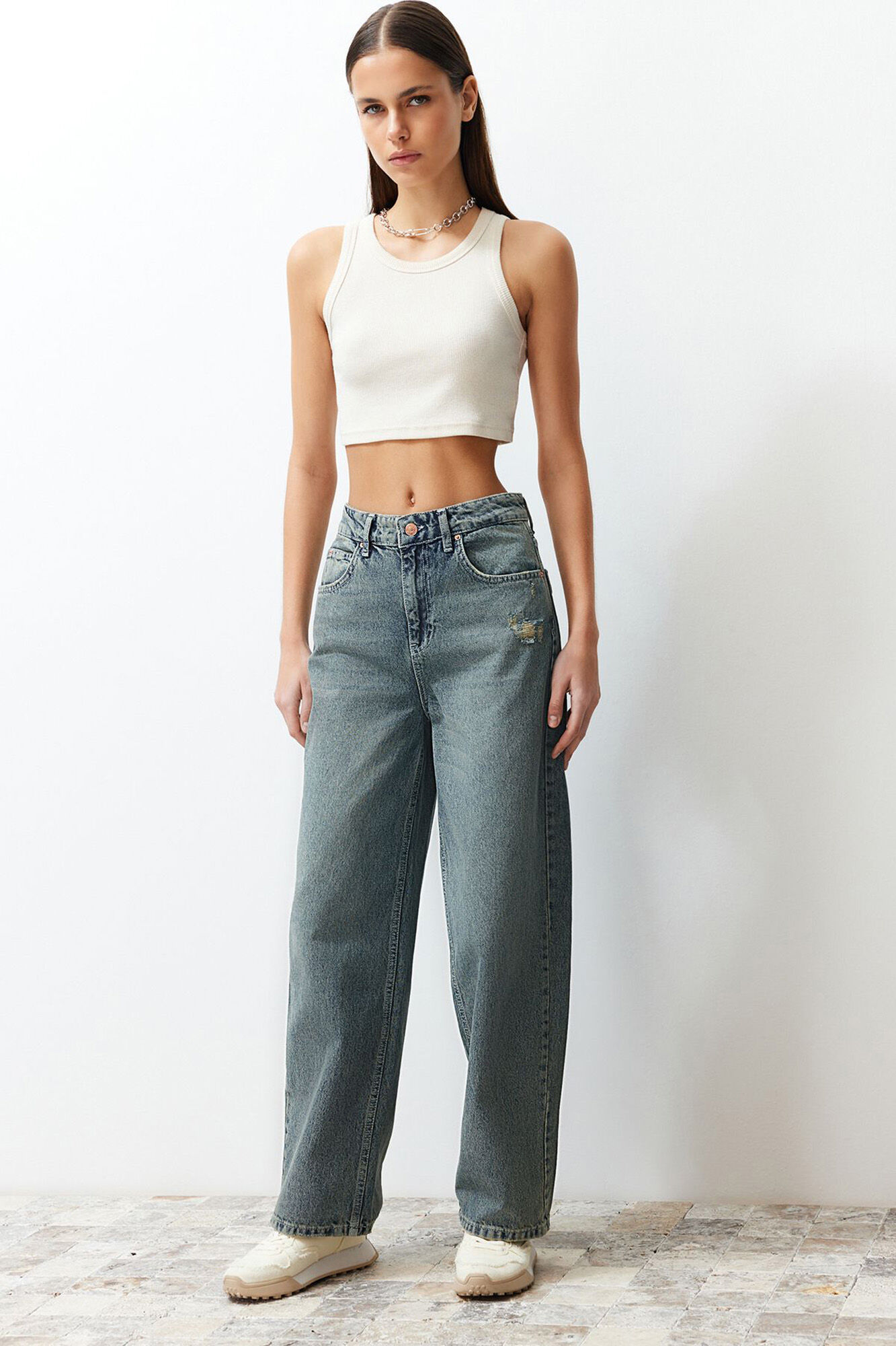 Trendyol Pantal&oacute;n vintage