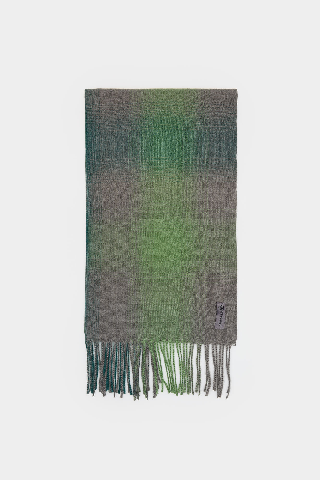 Springfield Cachecol com padr&atilde;o de xadrez degrad&ecirc;