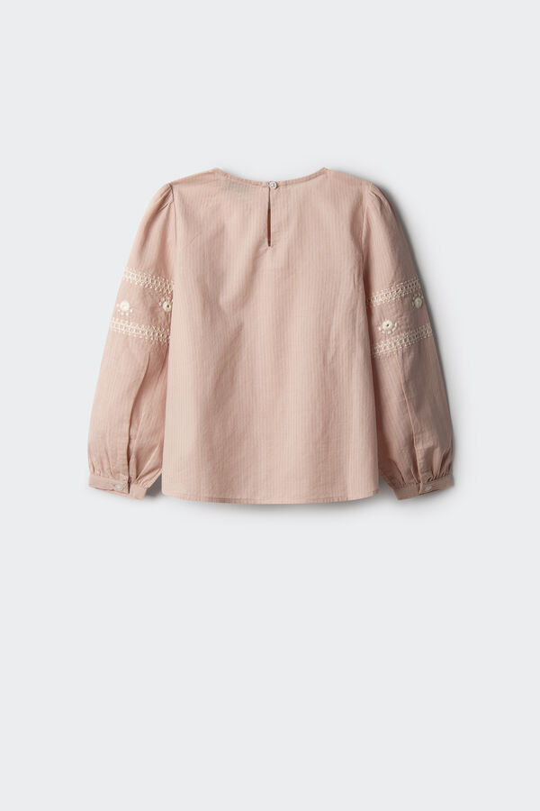 Springfield Kids Blusa bordados ni&ntilde;a rosa