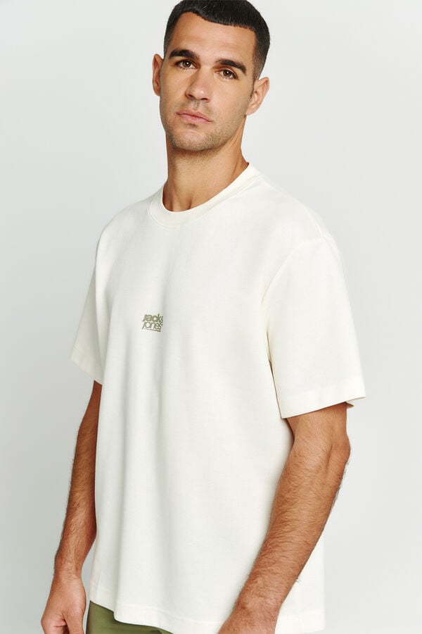 Jack & Jones T-shirt regular fit logo bege