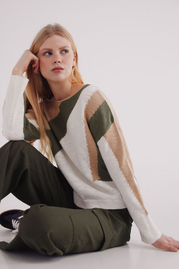 Springfield Pantal&oacute;n cargo ligero kaki