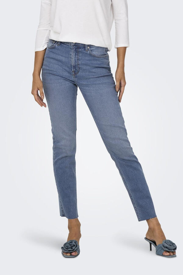 Only Straight Jeans azul