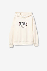 Tiffosi Young Sudadera Oversized estampada beige
