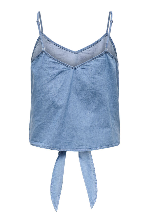 Only Camiseta regular fit tirantes azul