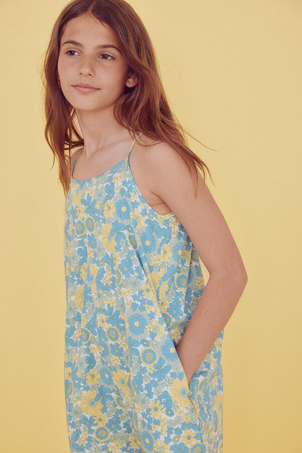 Springfield Kids Mono corto flores ni&ntilde;a verde