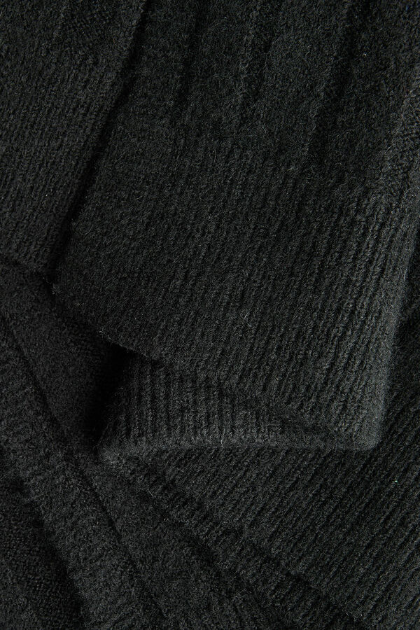 Jack & Jones Vestido maxi de punto negro