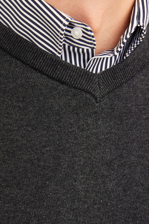 Jack & Jones Jersey regular fit gris