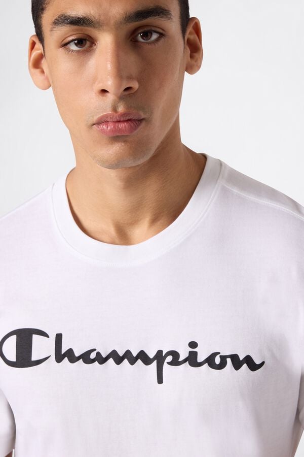 Champion T-shirt de manga curta branco