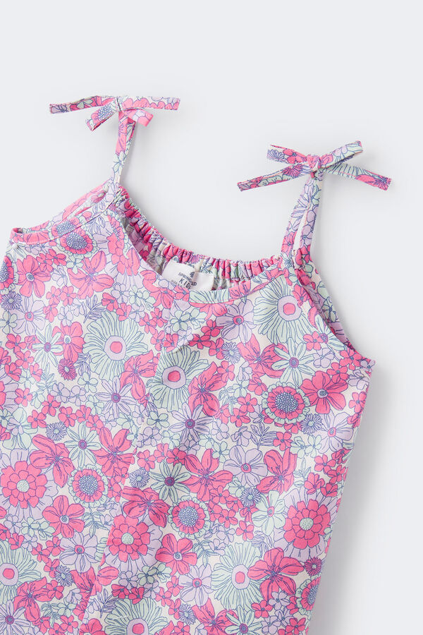 Springfield Kids Mono flores ni&ntilde;a rosa