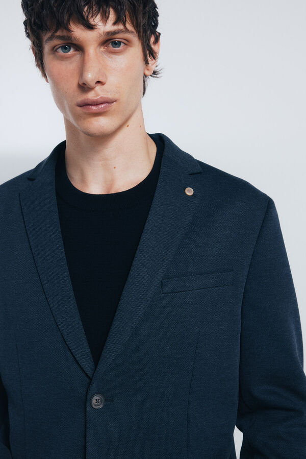 Springfield Blazer ojo de perdiz azul