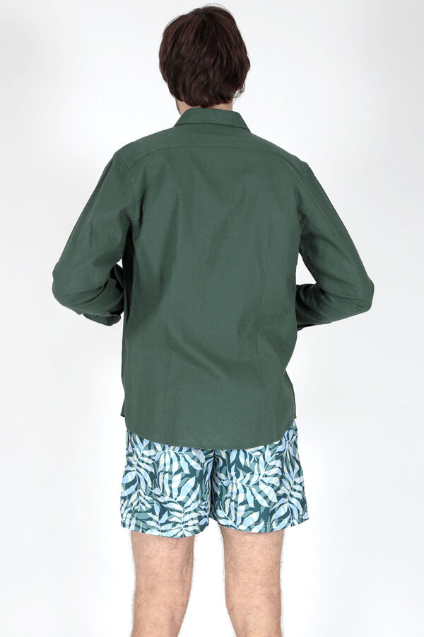 Brave Soul Ba&ntilde;ador estampado con cord&oacute;n verde