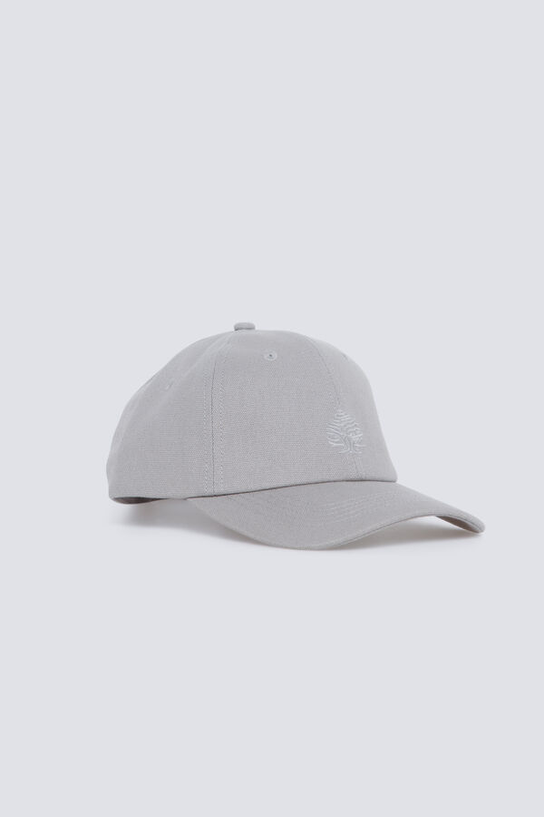 Springfield Bon&eacute; b&aacute;sico logo em relevo Springfield cinzento