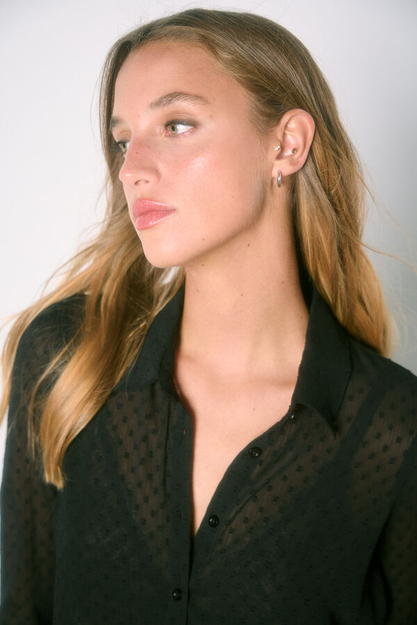 High Spirits Camisa "Amante" preto